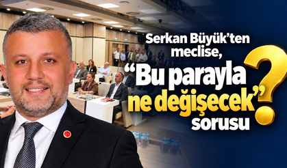 Serkan Büyük’ten meclise, “Bu parayla ne değişecek?” sorusu