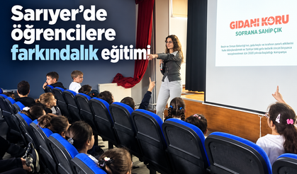 Sarıyer’de öğrencilere farkındalık eğitimi