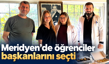 Meridyen’de öğrenciler başkanlarını seçti