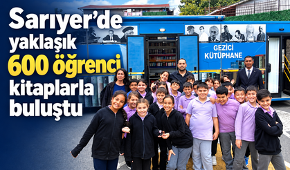 Sarıyer’de yaklaşık 600 öğrenci kitaplarla buluştu