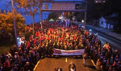 Sarıyer’de binlerce kişi Cumhuriyet için yürüdü
