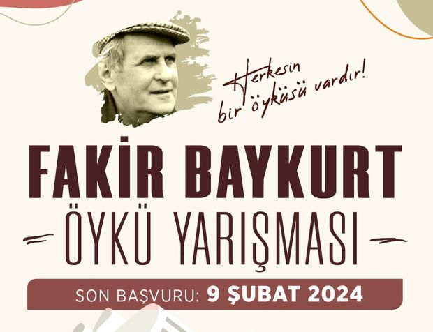 Fakir Baykurt Öykü Yarışması başvuru kayıtları başladı