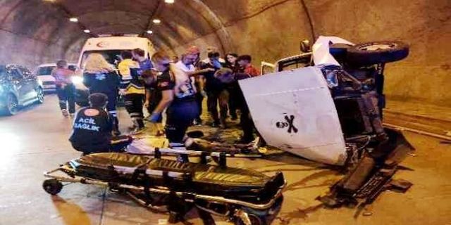 Sarıyer Tünelinde kaza 1 yaralı