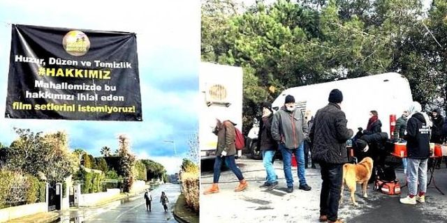 Zekeriyaköy’ün film setleri Sarıyer’in gündemi oldu