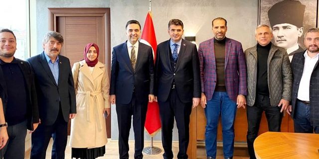 AK Parti'li Kurşun’dan Sarıyer Kaymakamı Ömer Kalaylı’ya ziyareti