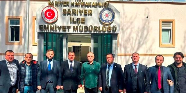 MHP Sarıyer’den Emniyet Müdürü Koray Şensoy’a ziyaret