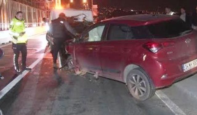 Sarıyer’de korkunç kaza: 1 yaralı