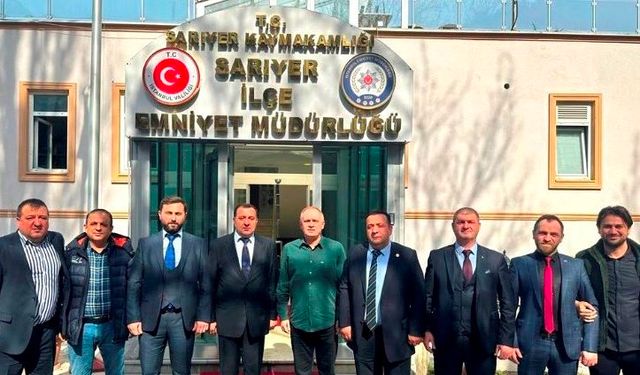 MHP Sarıyer’den Emniyet Müdürü Koray Şensoy’a ziyaret