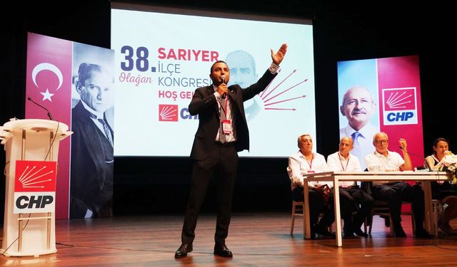 CHP Sarıyer’de Volkan Yıldız başkan seçildi