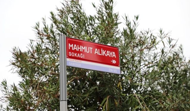 Mahmut Alikaya'nın adı Sarıyer'de yaşayacak