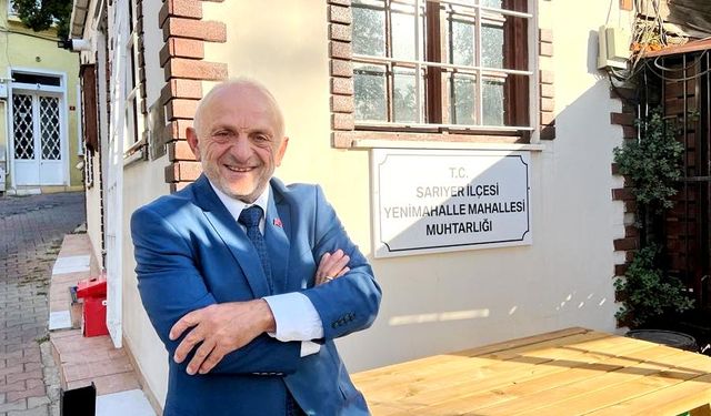 Sarıyer’de yardımlaşma ruhunu ayakta tutan muhtar