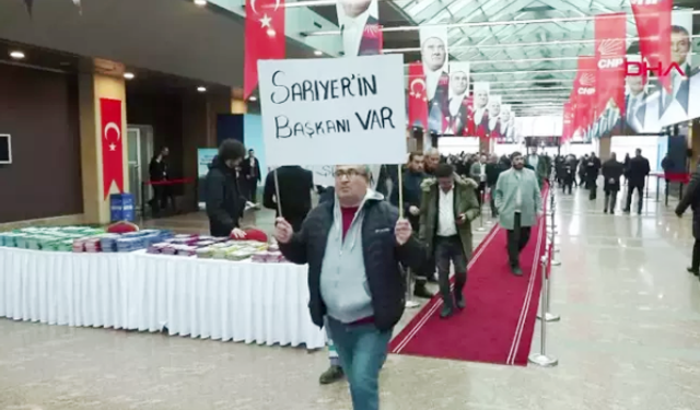 Ekrem İmamoğlu'na "Sarıyer" protestosu