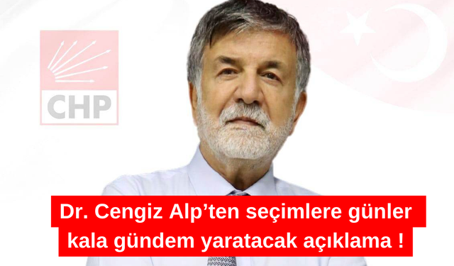 Cengiz Alp; “Sarıyer de hiç bir gerekçeye sığınmadan partimizi destekleyeceğiz.”