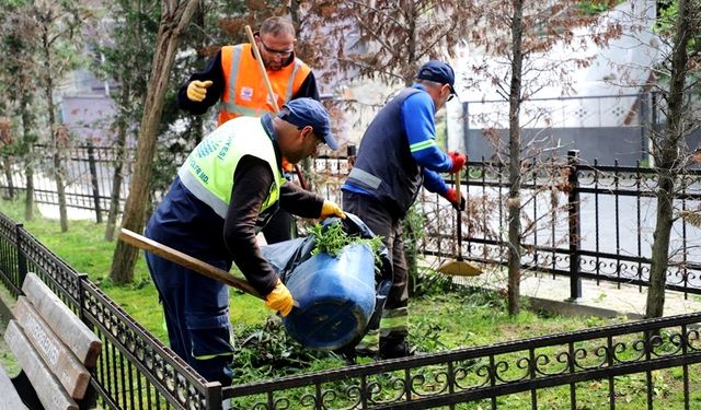 Sarıyer’de mutlu eden bahar temizliği