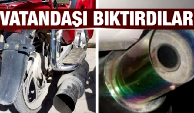 Sarıyer'de egsoz terörü halkı canından bezdirdi!