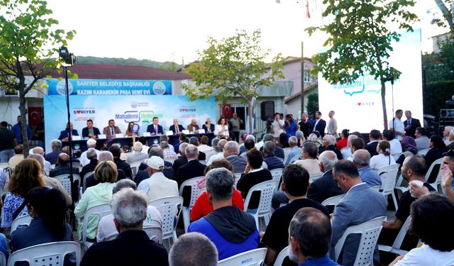 Sarıyer’de üç mahalleyi bir araya getiren toplantı