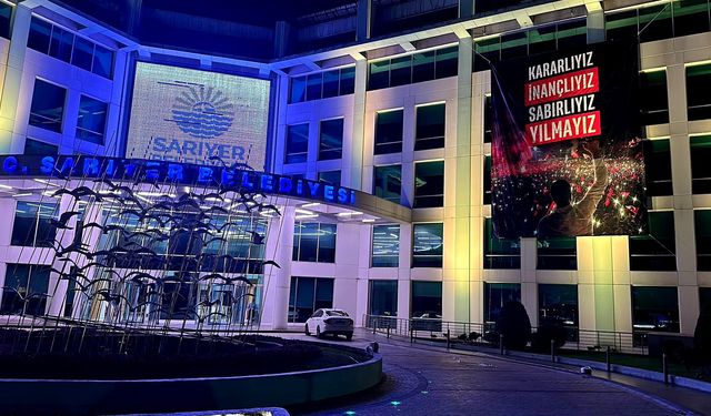 Sarıyer Belediyesi’nden Ekrem İmamoğlu’na destek