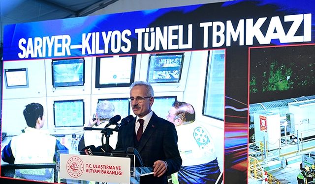 Sarıyer Kilyos Tüneli'nde kazı çalışmaları başladı!