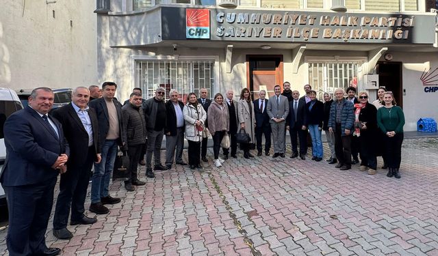 Sarıyer Sivaslılar Derneği’nden CHP’ye ziyaret