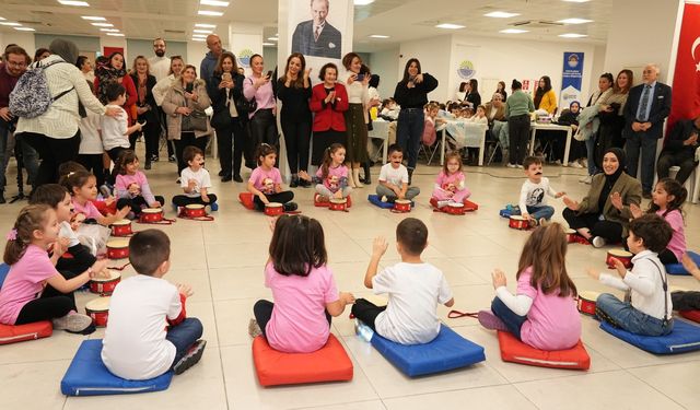 Başkan Aksu, Yerli Malı Haftasında çocuklarla buluştu