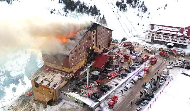 Bolu’daki ateş Sarıyer’e düştü