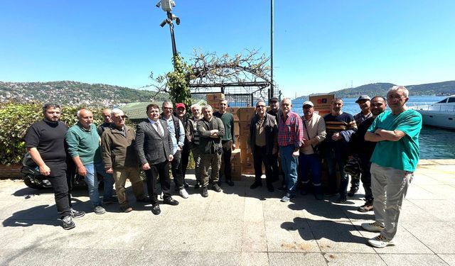 İBB'den Sarıyerli balıkçılara malzeme desteği