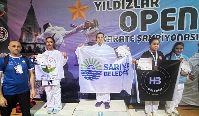 Sarıyerli karatecilerden madalya yağmuru