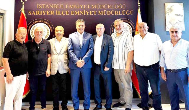 Saffet Akkoyun'dan Emniyet Müdürü Yüzbaşıoğlu'na hayırlı olsun ziyareti