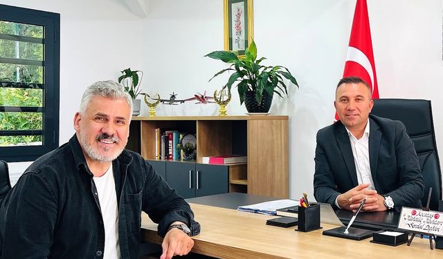 Gazeteci Levent Pehlivanoğlu’dan Muhtar Serdal Doğan'a ziyaret