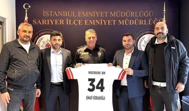 Kozdere Spor Kulübü’nden Şinasi Yüzbaşıoğlu’na ziyaret