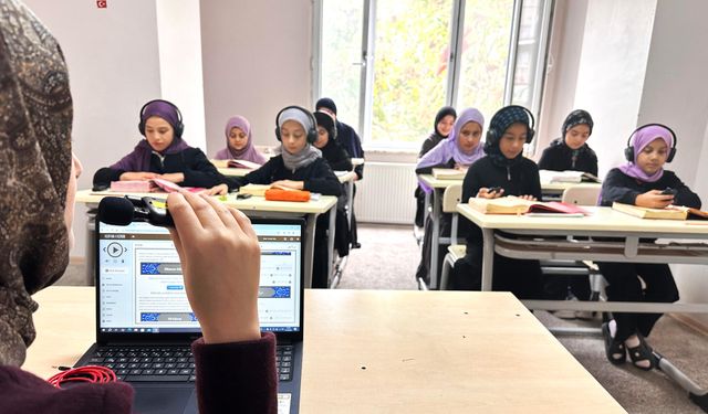 Melek Akdağ Kız Kur’an Kursu’na teknolojik destek