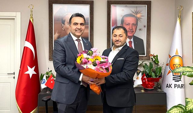 Muhtar Soymaz’dan, Başkan Kurşun’na teşekkür ziyareti