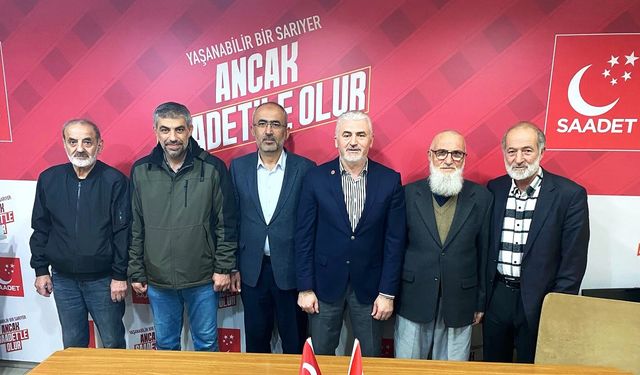 İHH Sarıyer’den Saadet Partisi’ne ziyaret