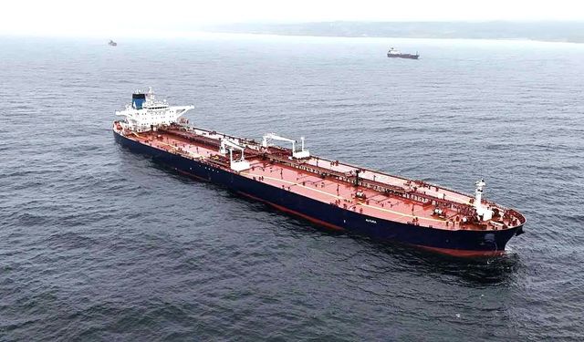 O tanker Sarıyer’de ortaya çıktı