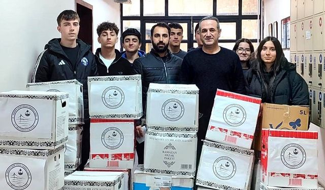 Tarabya Cevat Koçak Anadolu Lisesi’nden yürekleri ısıtan dayanışma