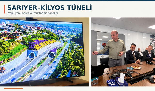 Sarıyer-Kilyos Tüneli’nde sona doğru