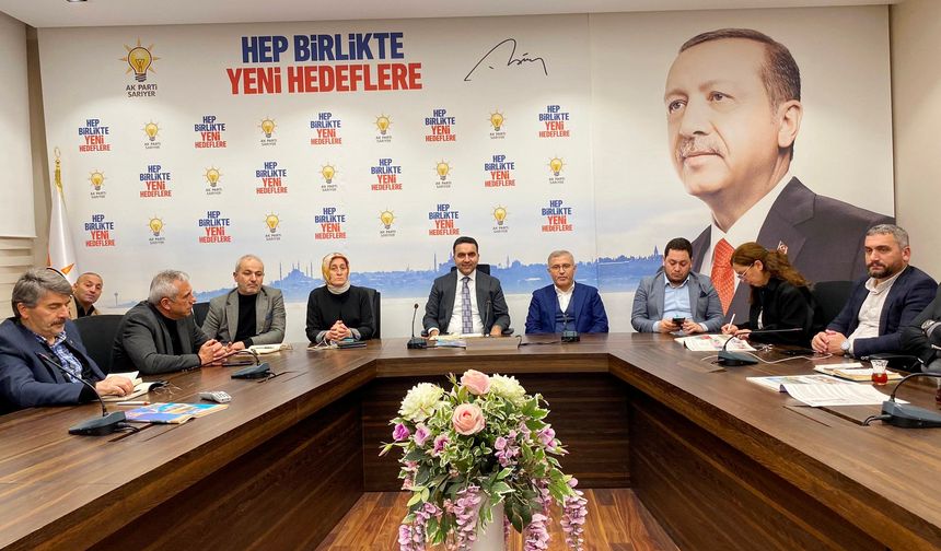AK Sarıyer’in konuğu; Üsküdar Belediye Başkanı Hilmi Türkmen