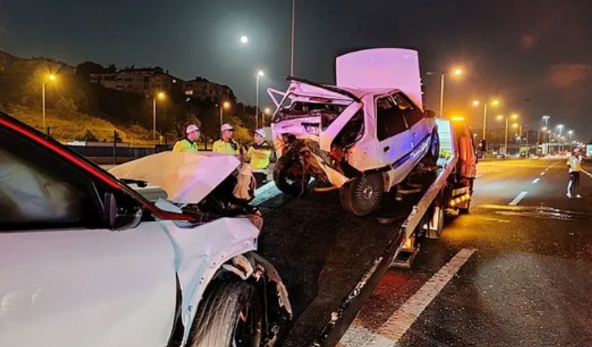 Sarıyer TEM Otoyolu'nda korkunç kaza 1 ölü