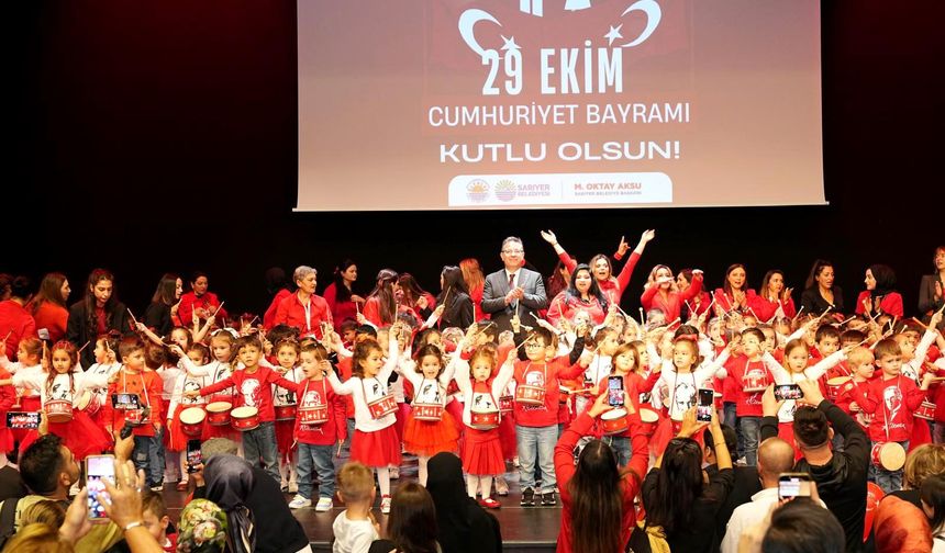 Cumhuriyet coşkusu Sarıyer’de başka bir güzel