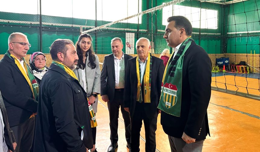 Başkan Kurşun'dan Kireçburnu Spor Kulübü'ne ziyaret