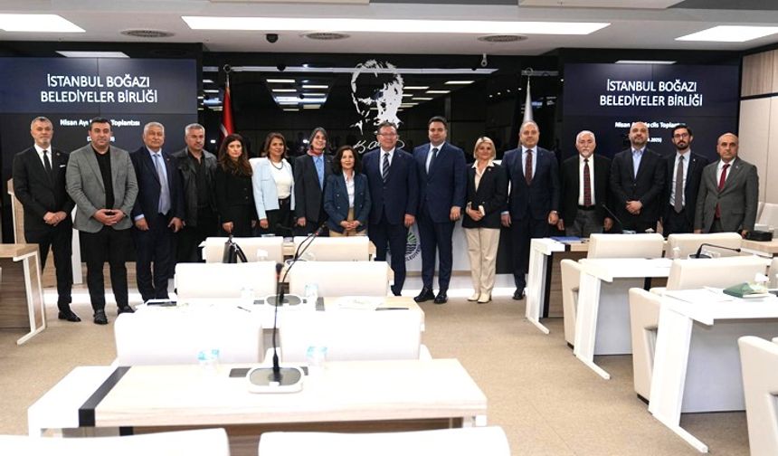 İstanbul Boğazı Belediyeler Birliği Sarıyer’de toplandı