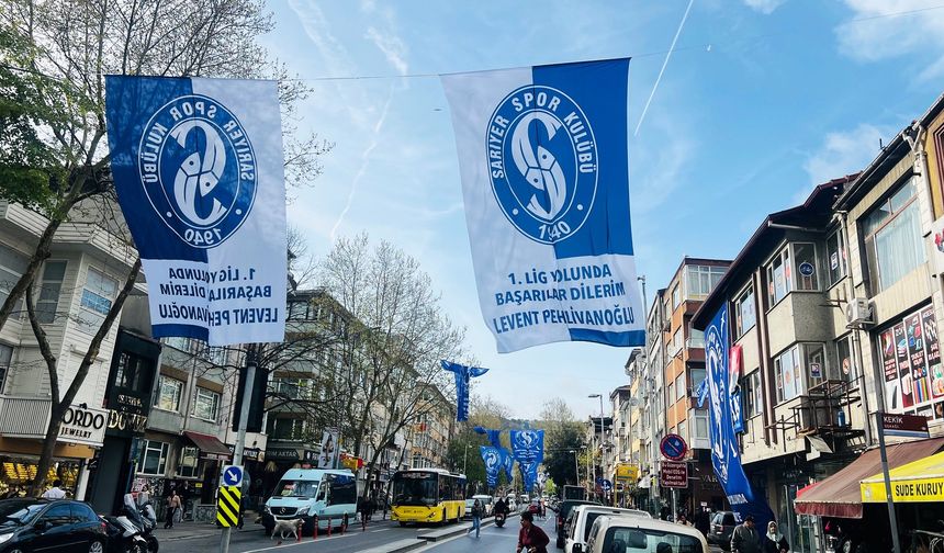 Sarıyer'de şampiyonluk heyecanı caddelere taştı!