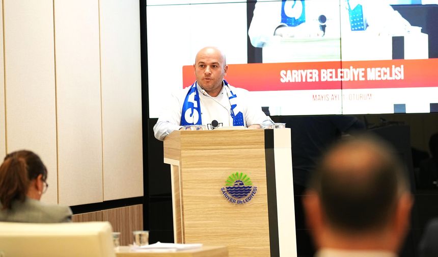 Ali Yaman, Sarıyer’in şampiyonluğunu meclise taşıdı!