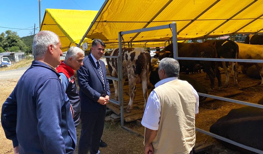 Kaymakam Kalaylı'dan Kurban Satış Noktasına denetim!