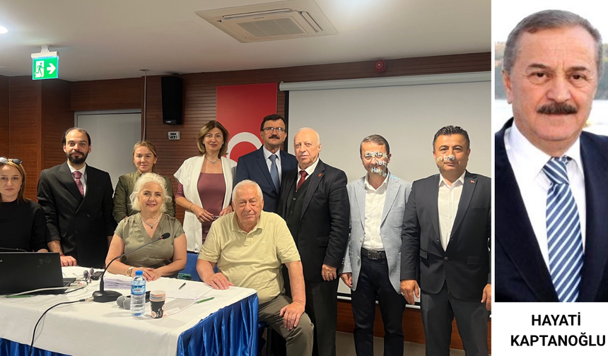 Sarıyerliler Derneği'nde Hayati Kaptanoğlu yeniden başkan seçildi!