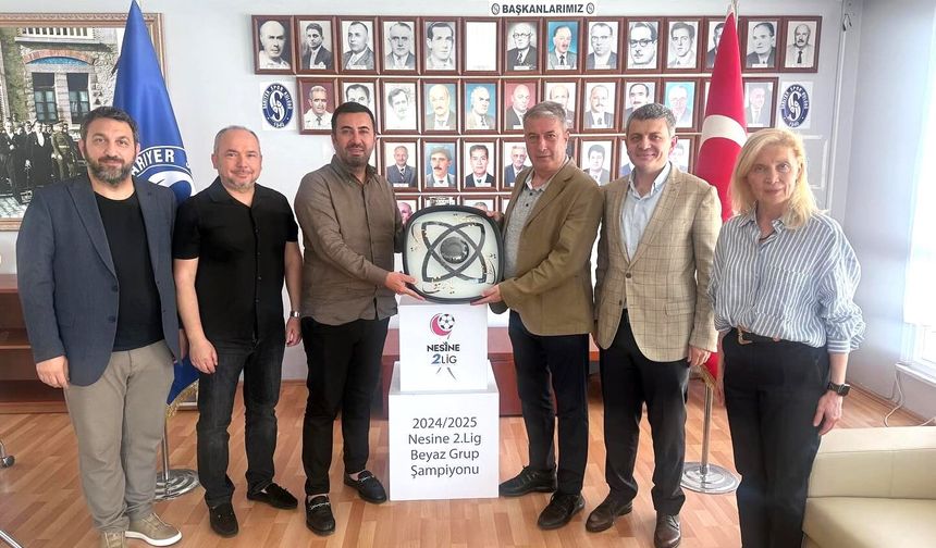 Hüseyin Coşkun'dan Şampiyon Sarıyer'e ziyaret