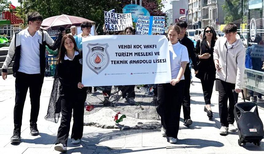 "Deniz Çöpleri" Projesi Sarıyer'de farkındalık yarattı!