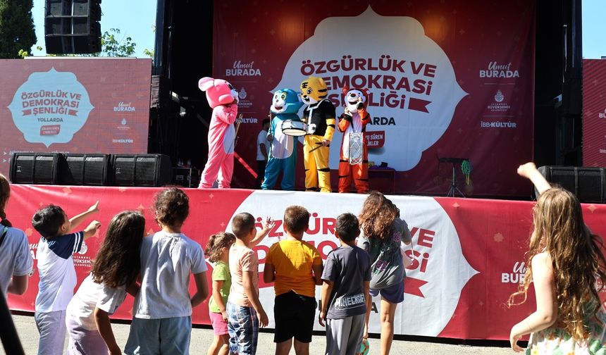 İBB’den Demirciköy’de çocuklara özel “Özgürlük ve Demokrasi Şenliği” coşkusu