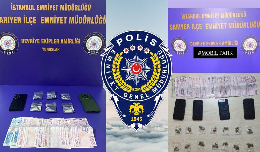 Sarıyer Emniyet Müdürlüğü’nden kapsamlı operasyon!