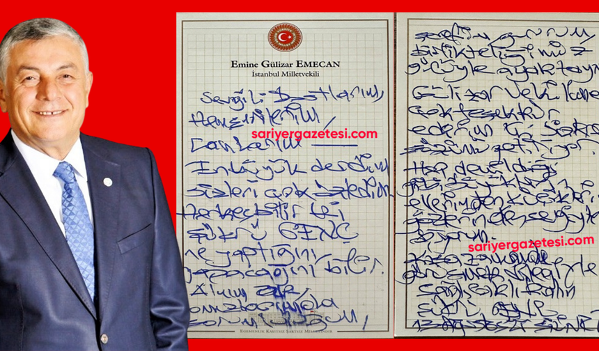 Şükrü Genç'ten mektup var